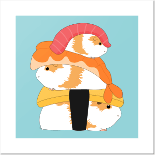 Guinea Pig Sushi Posters and Art